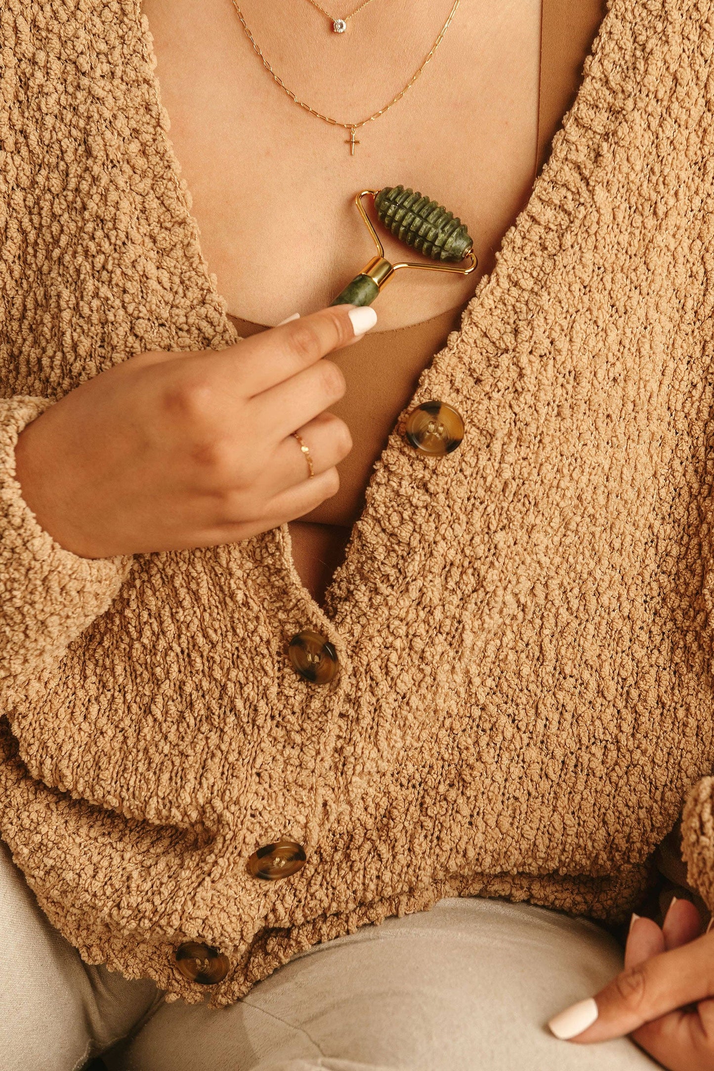 Le Lolo - Green Jade Lactation Roller | Breastfeeding | New Mom