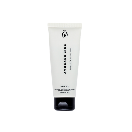 Avocado Zinc -  SPF 50 Natural Tinted Moisturiser - Medium-Dark
