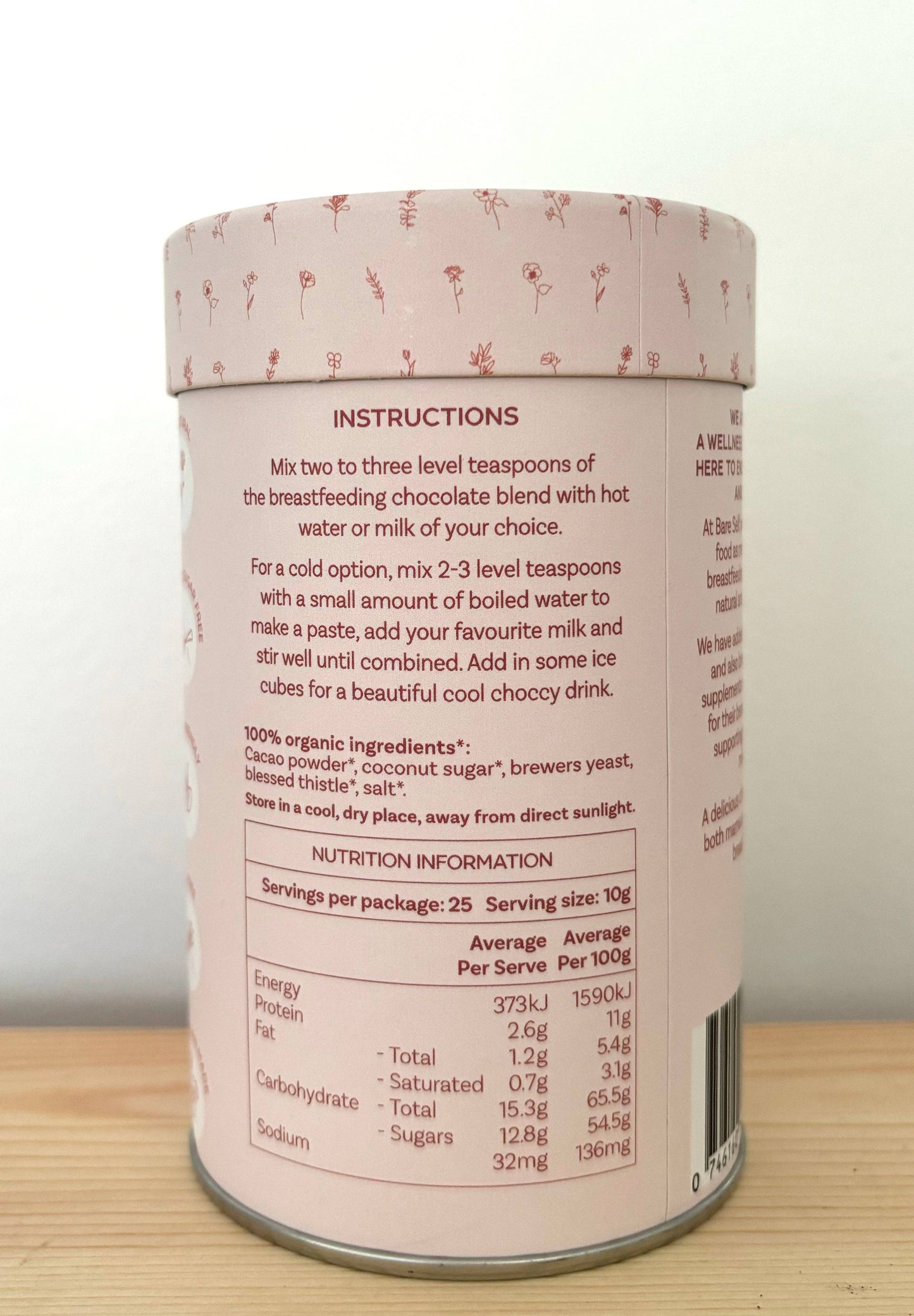 Bare self - Breastfeeding Drinking Chocolate