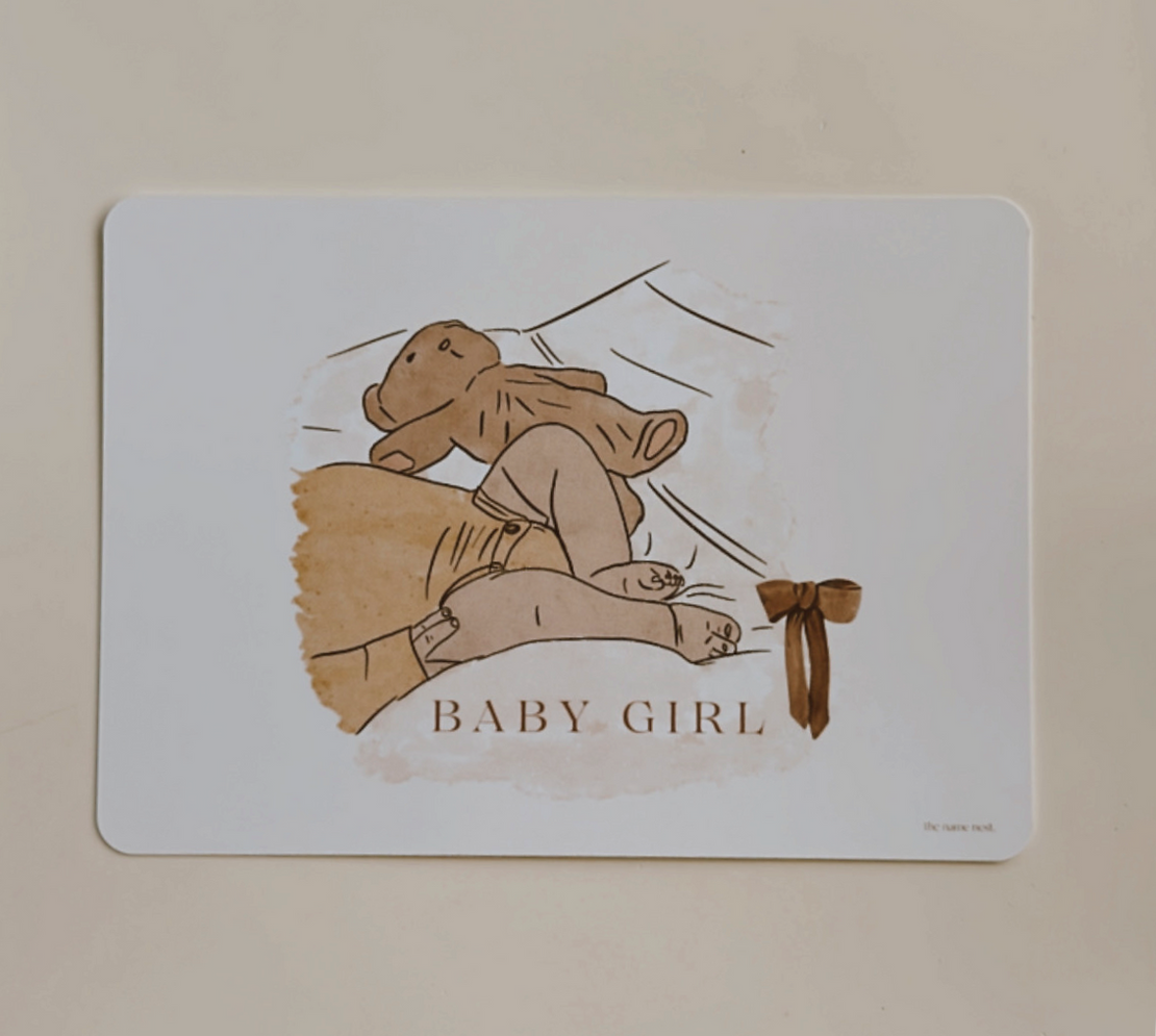 Hospital birth detail card