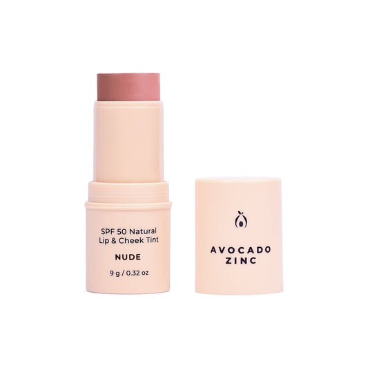 Avocado Zinc -  SPF 50 Natural Lip & Cheek Tint - Nude