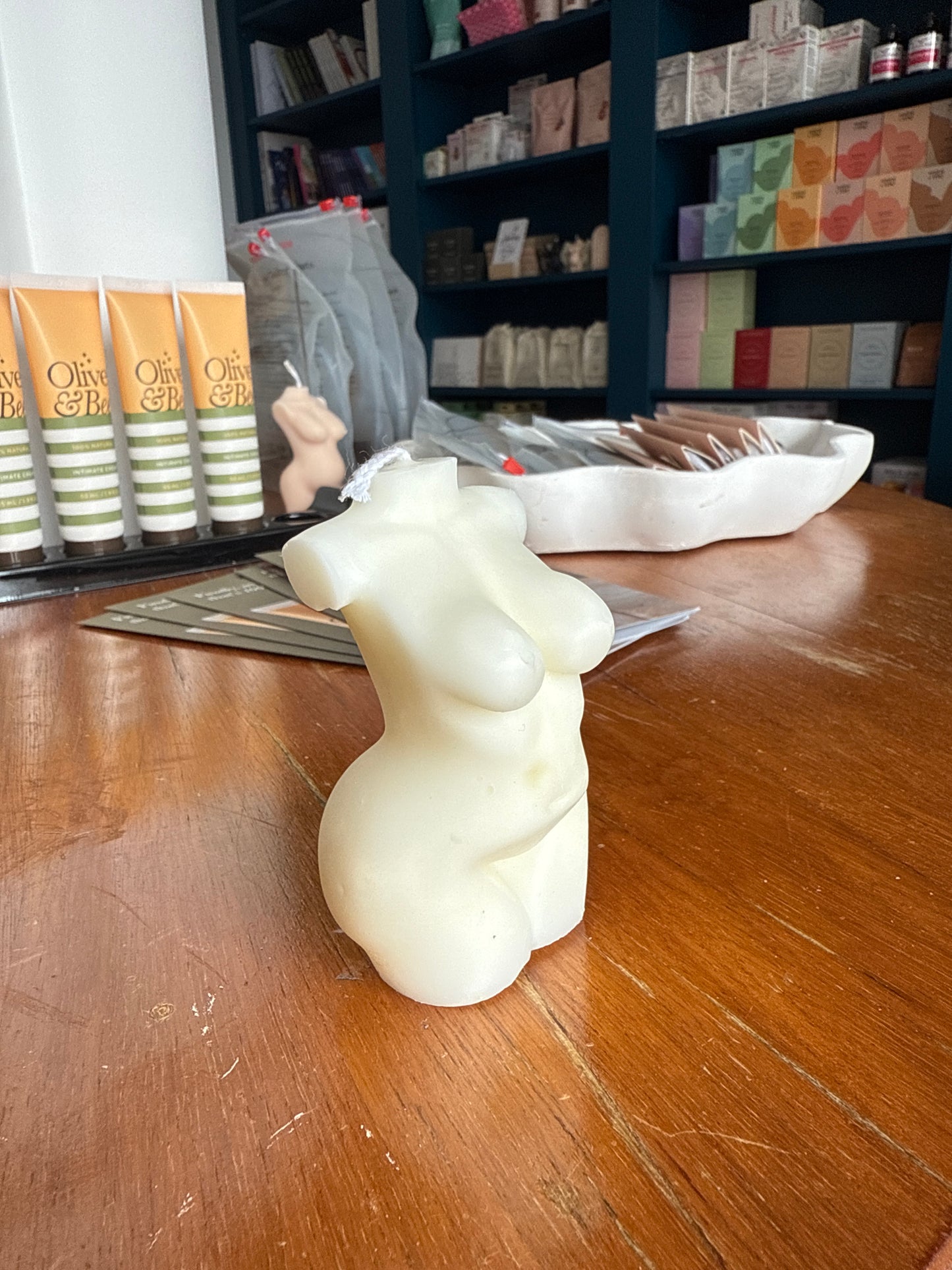 Pregnant Belly Candle