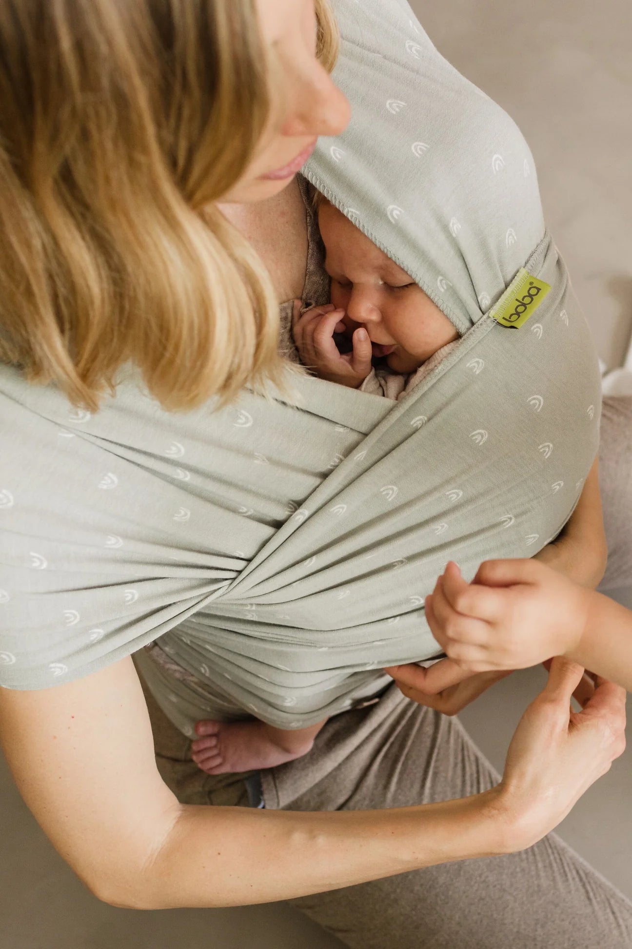 Boba Serenity Wrap - Sage Rainbows