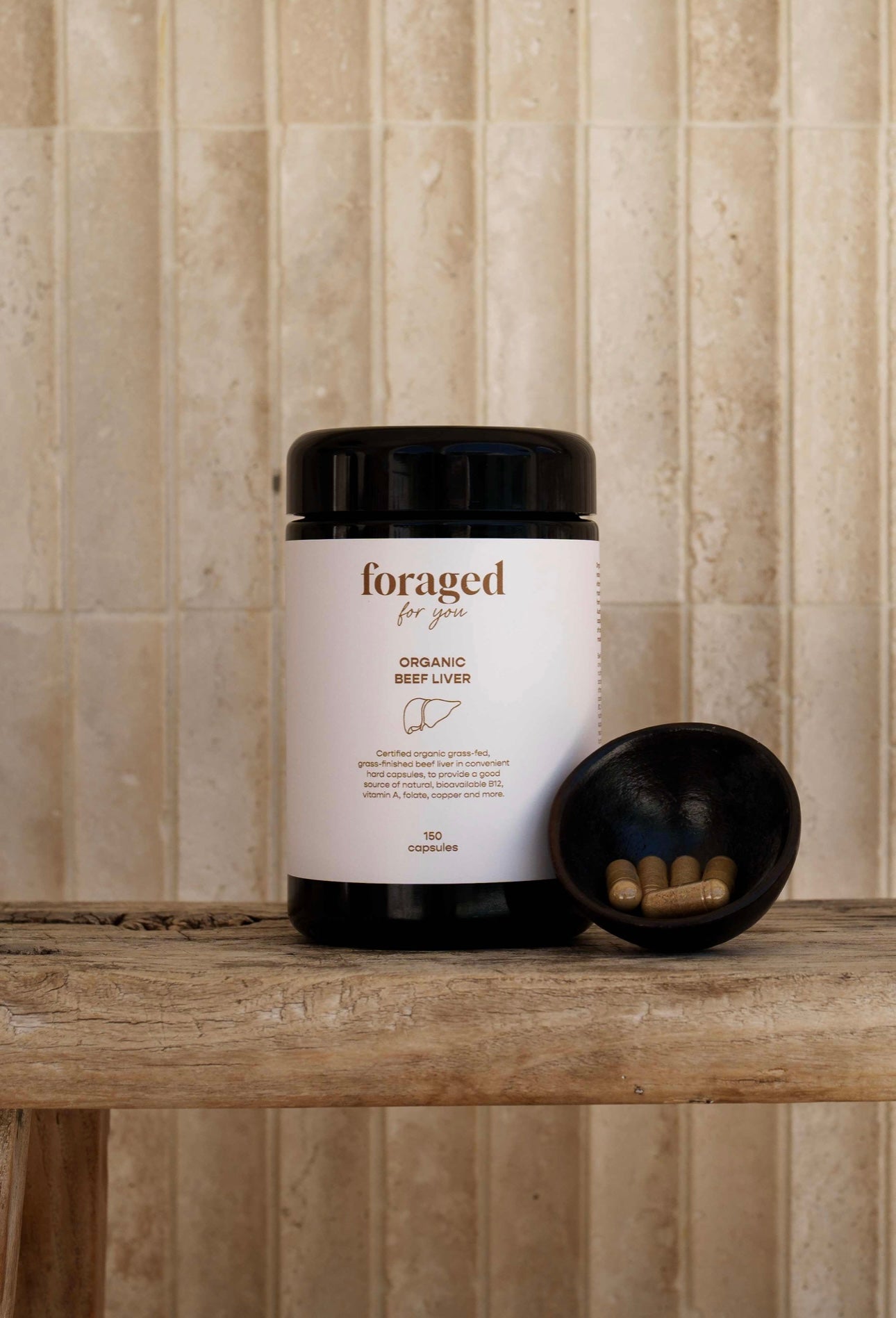 Foraged for you - Organic Beef Liver Capsules