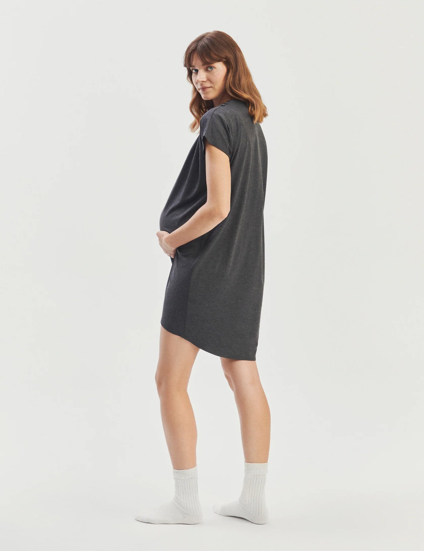 Francis & Henry Nursing Dress - dark grey