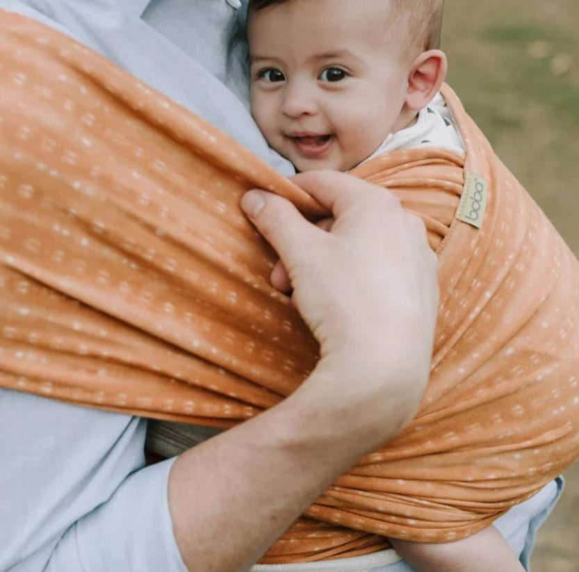 Boba Serenity Wrap - cork ekru tie dye