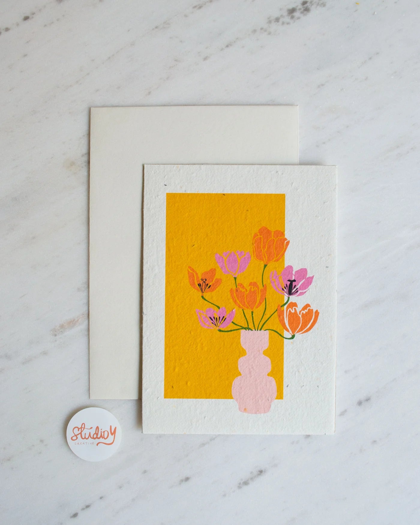 Greeting Card - Tulip