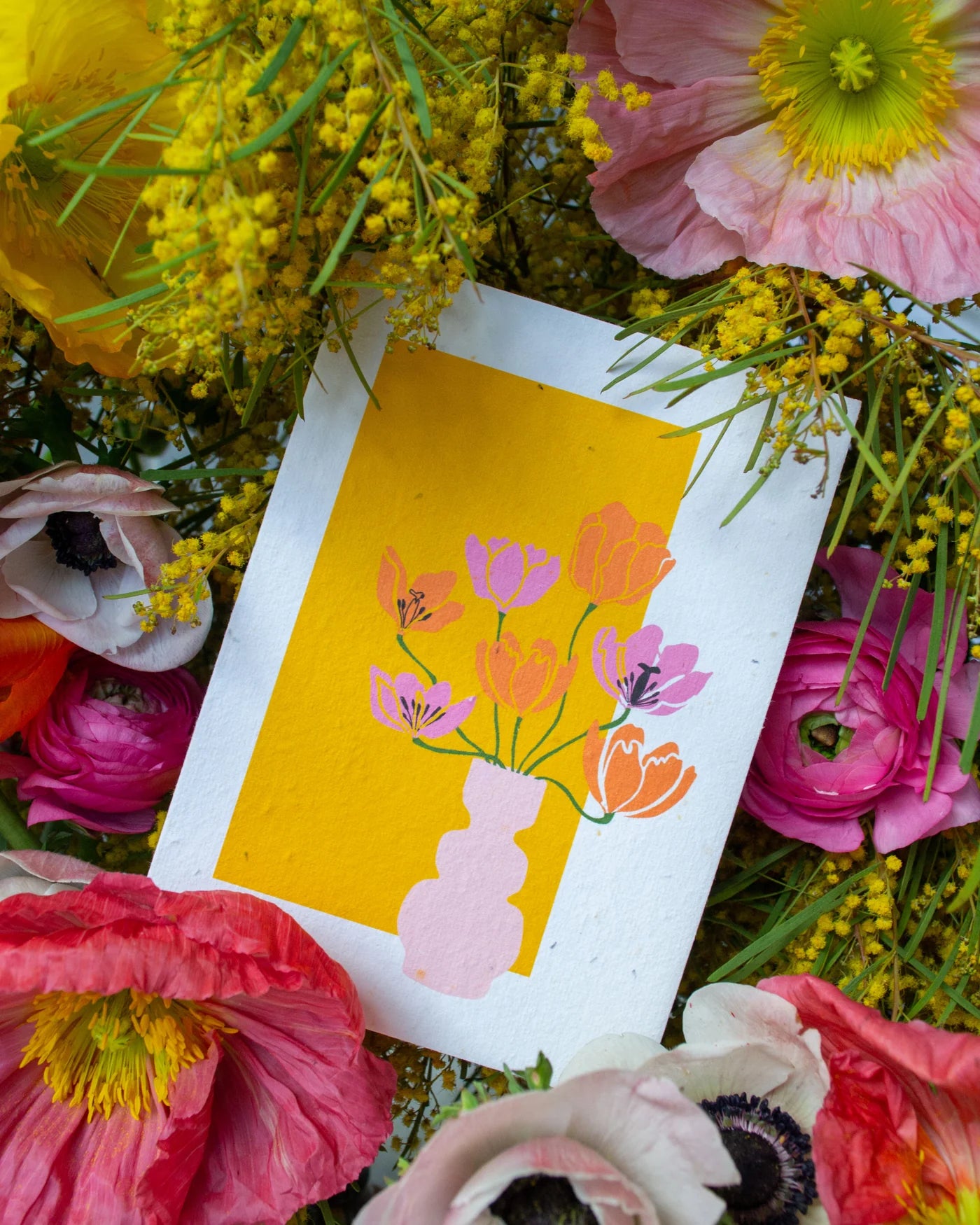 Greeting Card - Tulip