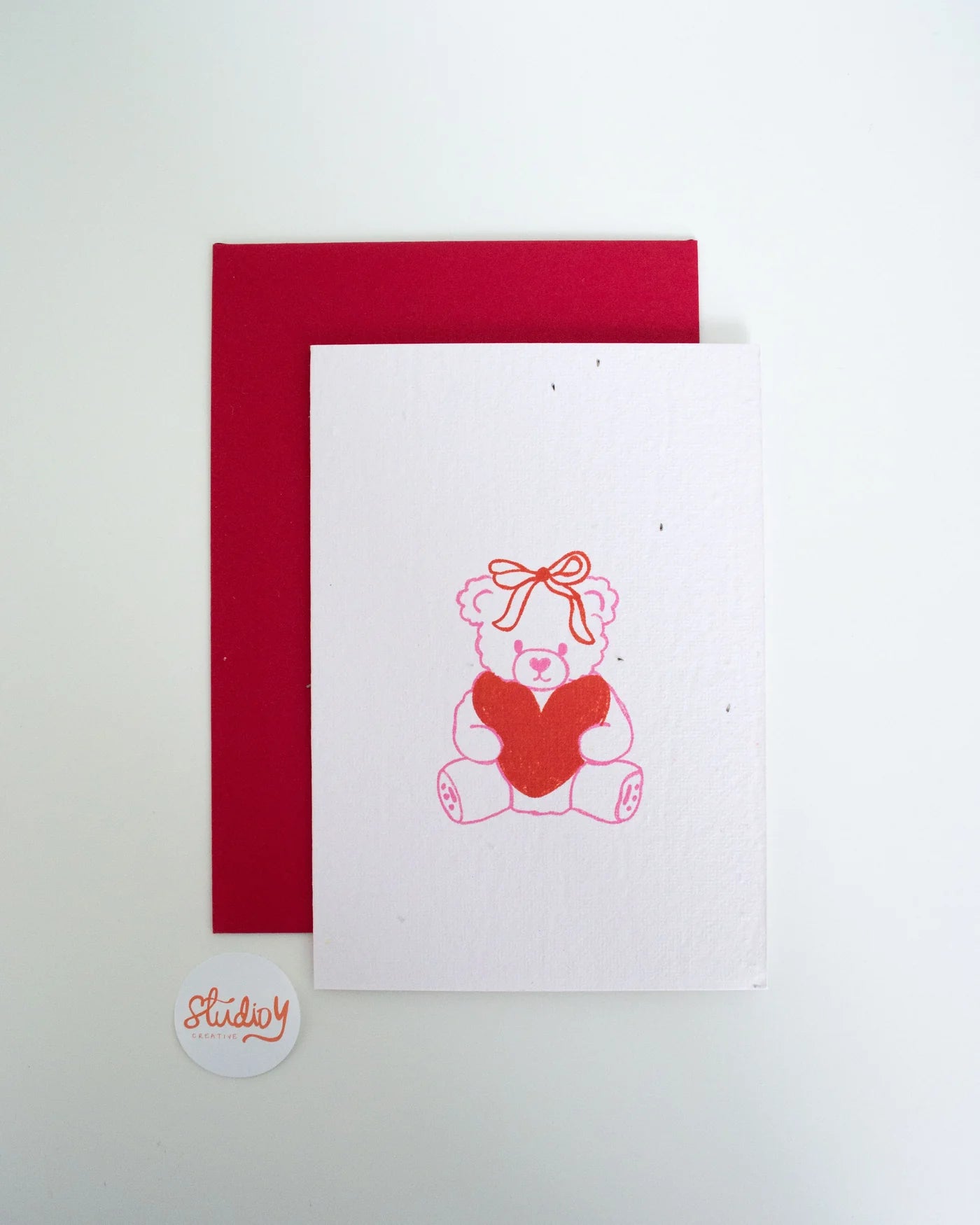 Greeting Card - Teddy Love