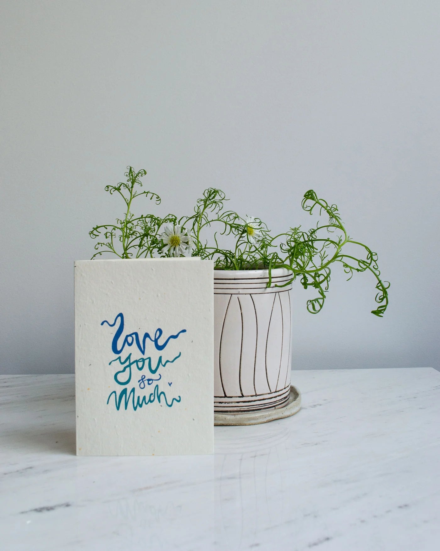 Greeting Card - Love you so much blue