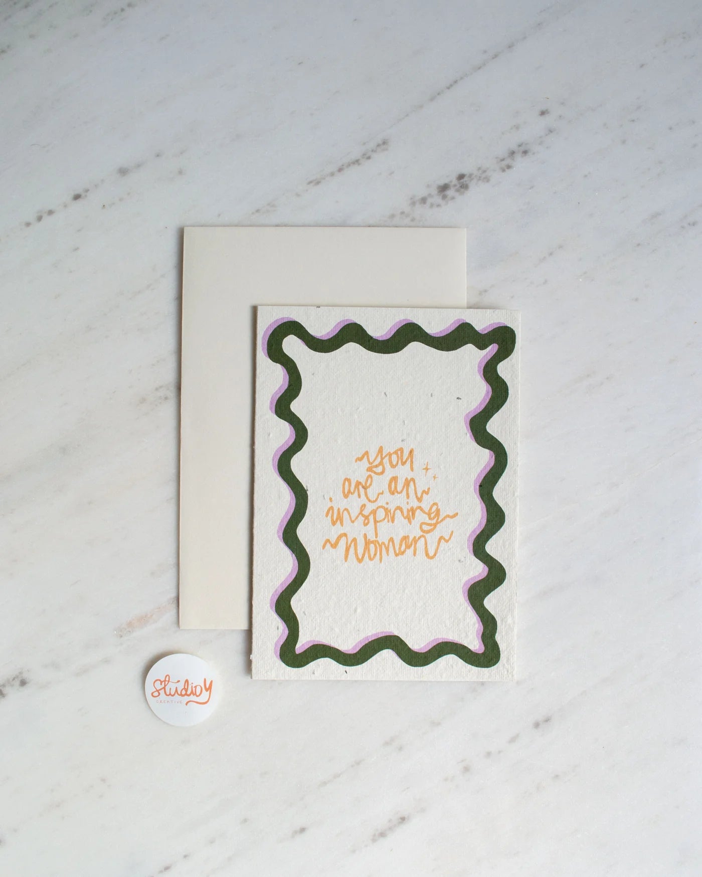 Greeting card - Inspiring Woman