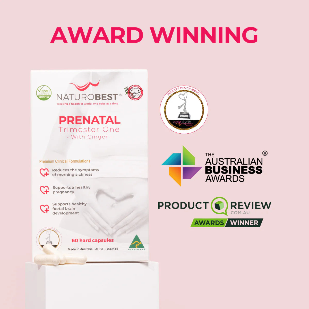 NATUROBEST- Prenatal Trimester one 120caps