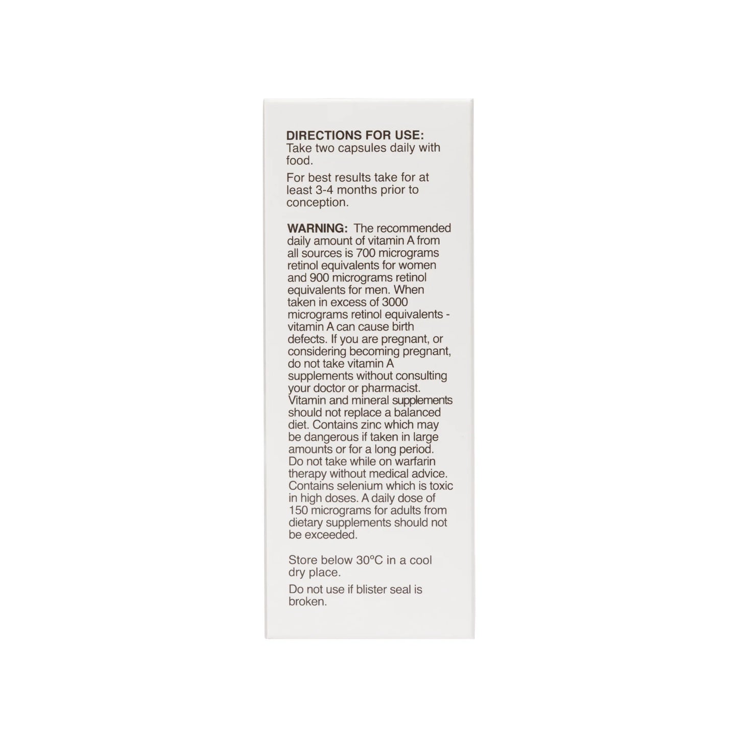 NATUROBEST- Preconception Men’s