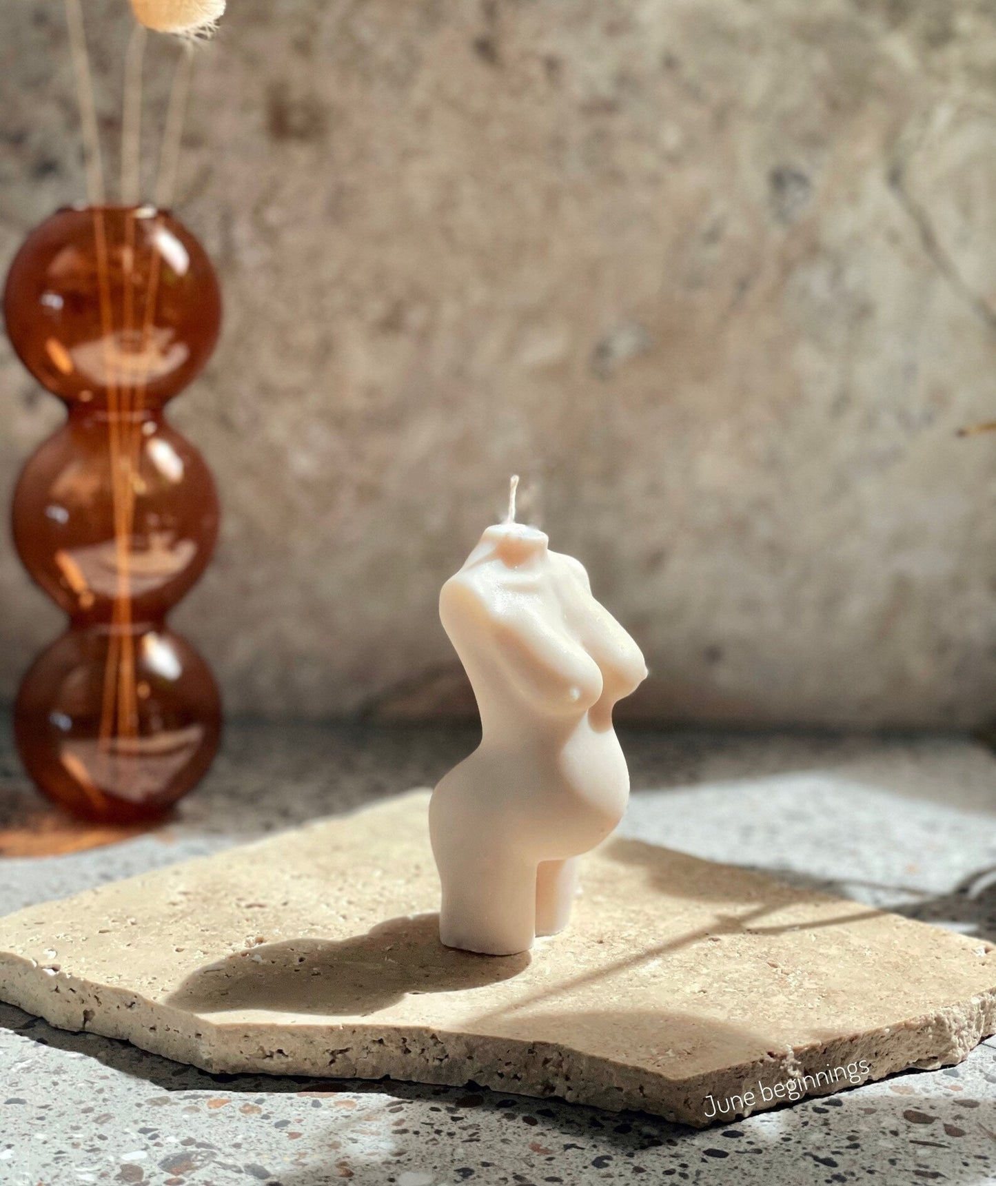 Pregnant Belly Candle