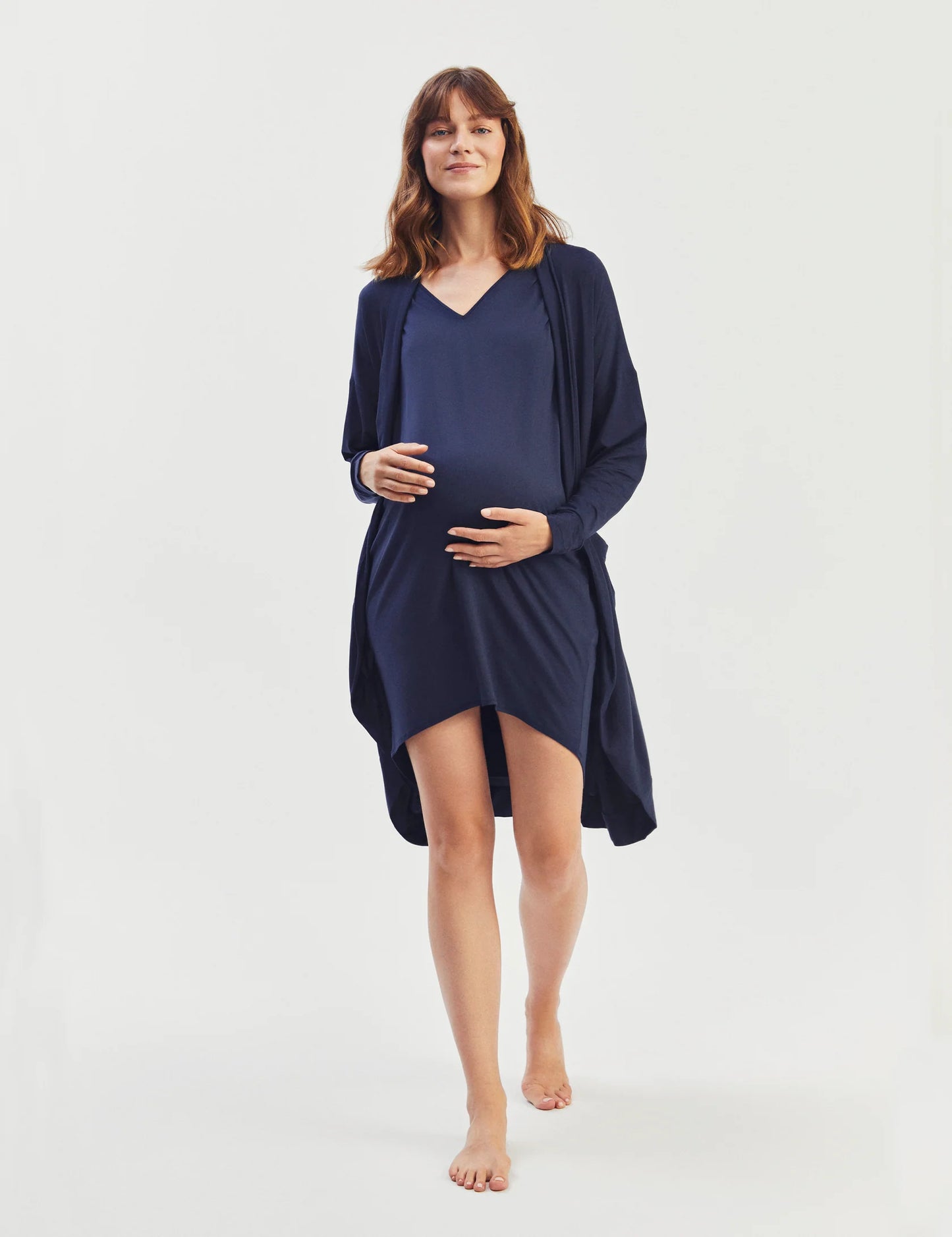 Francis & Henry Nursing Dress - navy blue