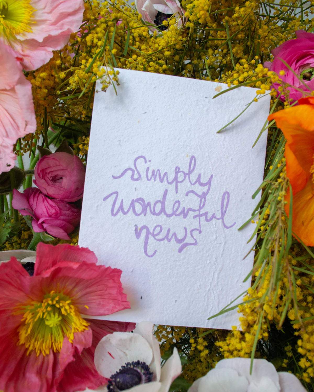 Greeting Card -  Wonderful News