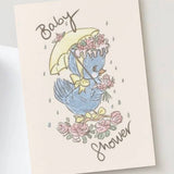 Baby shower duckling - heirloom card