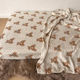 Teddy Bear Picnic // Fitted Cot sheet