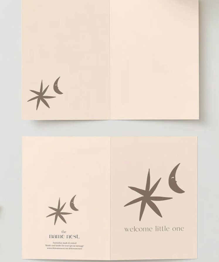Welcome little one card