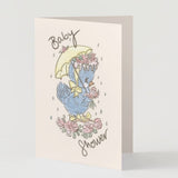 Baby shower duckling - heirloom card