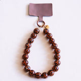 Bazou Phone Cord XXL Beads Leopard