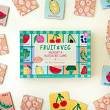 Fruit and Veg Memory & Matching Game - Kids Educational Gift
