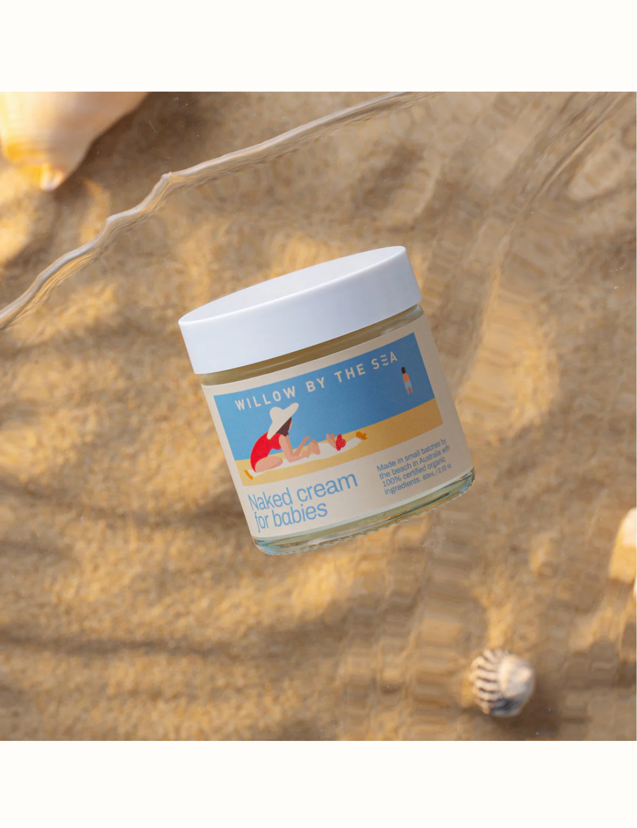 Naked Cream For Babies - Willow By The Sea