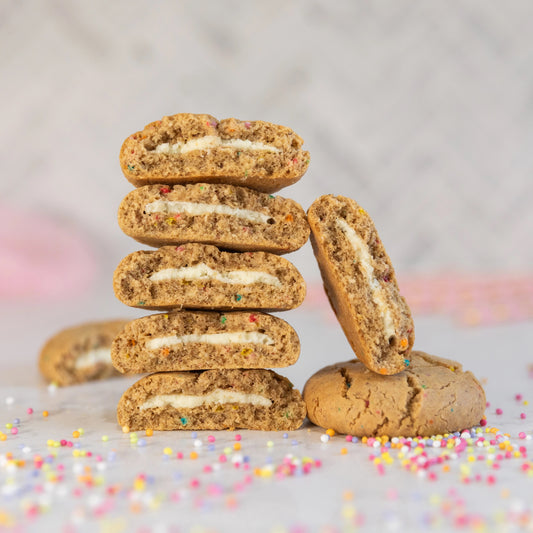 Milky Goodness Birthday Cake Lactation Cookies