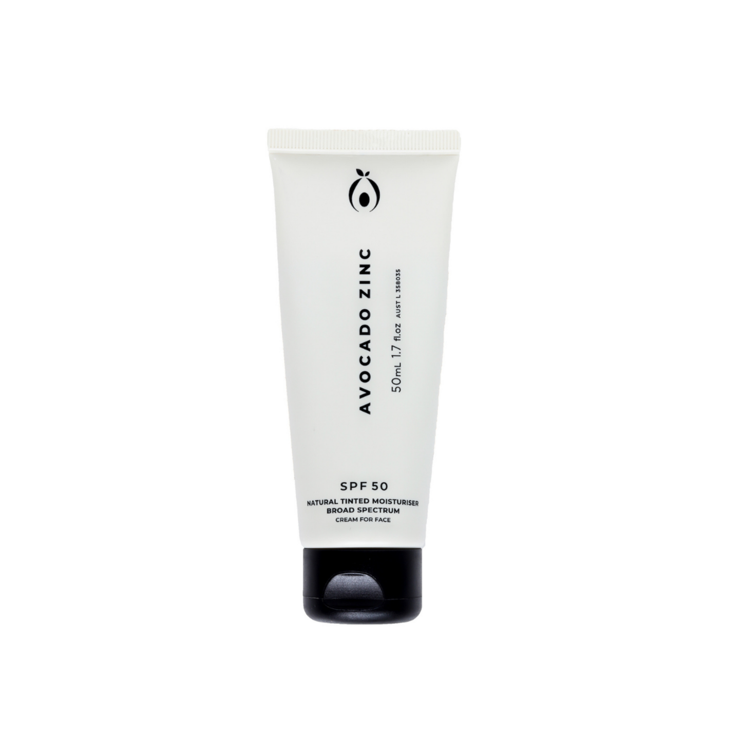 Avocado Zinc -  SPF 50 Natural Tinted Moisturiser - Light