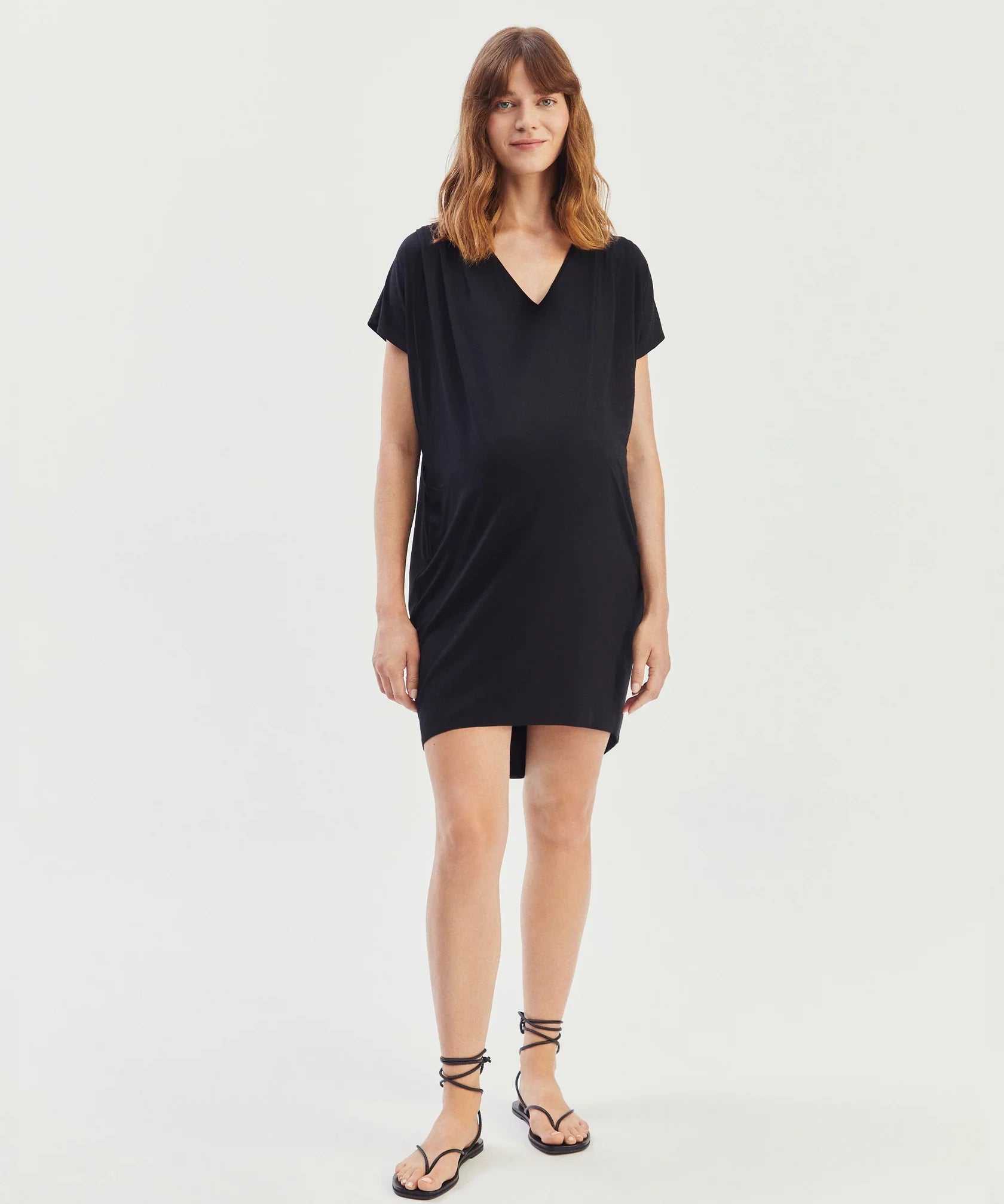 Francis & Henry Nursing Dress Black