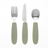 KiddiKutter Cutlery Set Sage