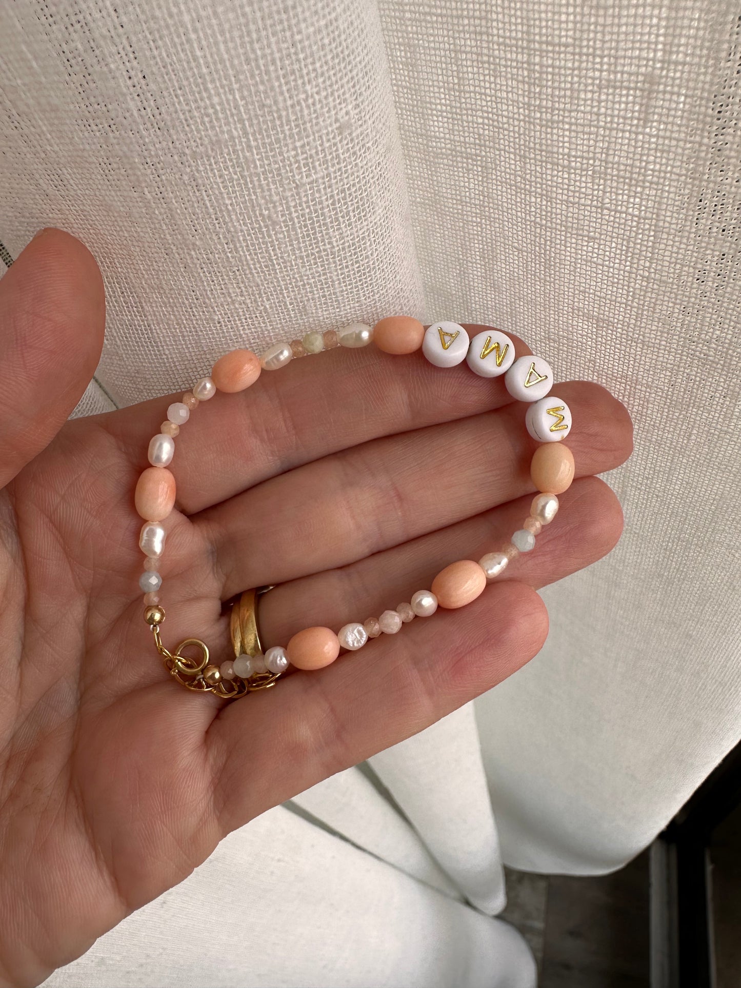 Flora Moon Mama Bracelet - pinks