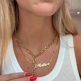 Mother Necklace 18k Gold Plated