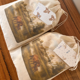 Teddy Bear Picnic // Fitted Cot sheet