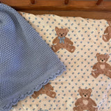 Teddy Bear Picnic // Fitted Cot sheet