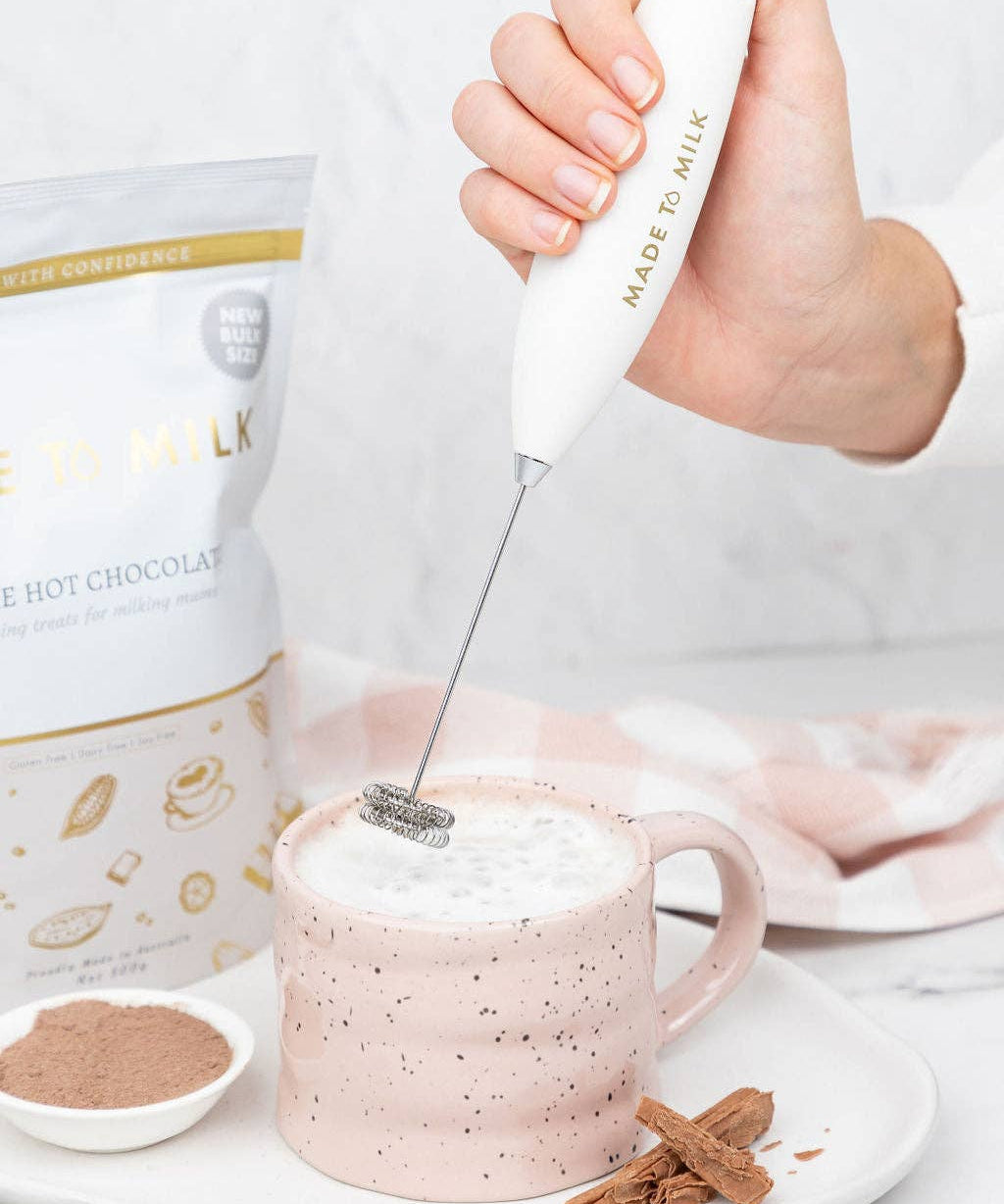 Handheld Milk Frother + Whisk