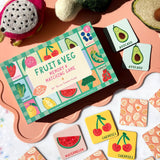 Fruit and Veg Memory & Matching Game - Kids Educational Gift
