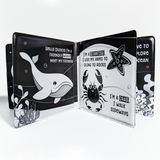 Duckie Goes On An Adventure Black and White Bath Book - Young Wonderer