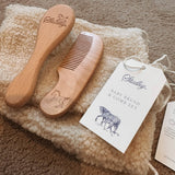 Wooden Baby Brush And Comb Set