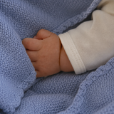 Studley Blue // Knitted Blanket
