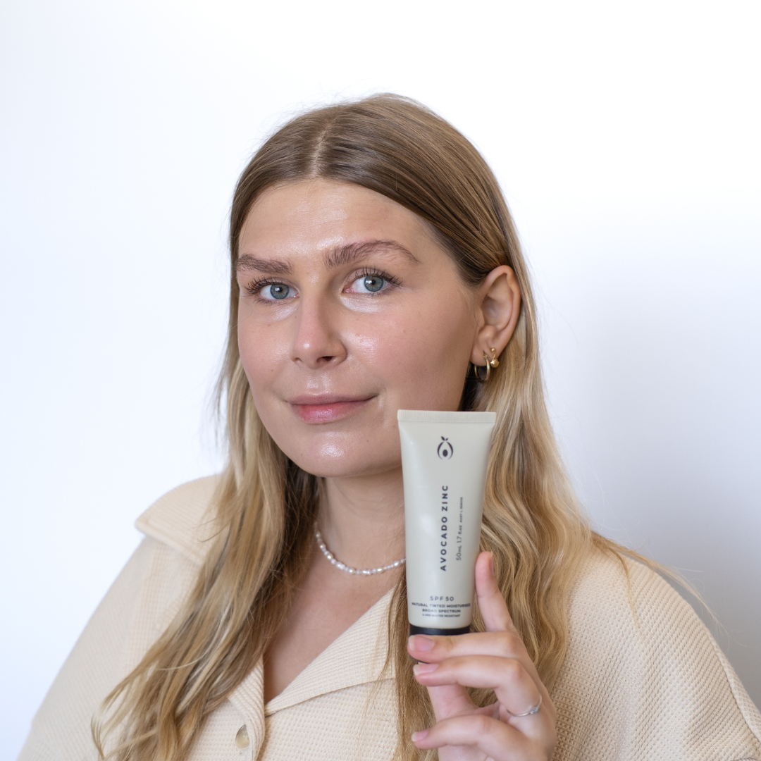 Avocado Zinc -  SPF 50 Natural Tinted Moisturiser - Light