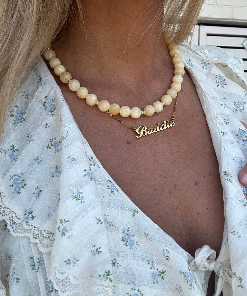 Honey Sol Natural Stone Necklace