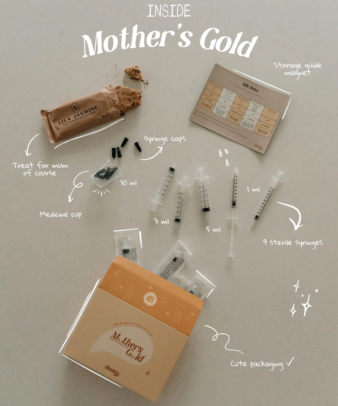 &Honey - Mothers Gold Collection Kit