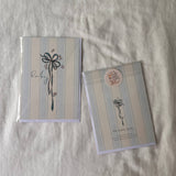 Baby bow card