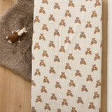 Teddy Bear Picnic // Fitted Cot sheet