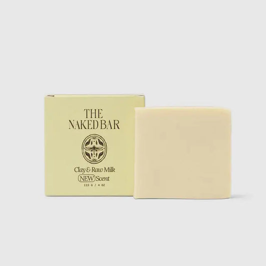 Naked Tallow - The Naked Bar: RAW MILK & CLAY (Tallow)