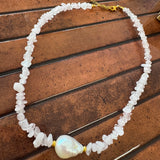 Beaded by Loz - big Mumma Pearl necklace