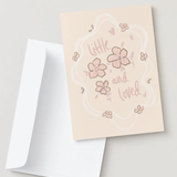 Little and loved pink card
