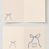 Baby boy card