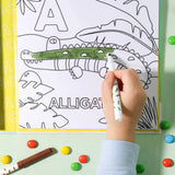 Alphabet Safari Colouring Kit - J.O.S